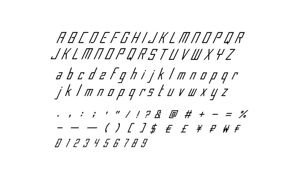 YINZUO 字体与字形系统